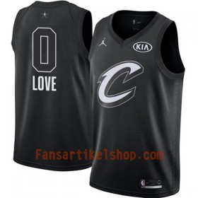 NBA Cleveland Cavaliers Trikot Kevin Love 0 2018 All-Star Jordan Brand Schwarz Swingman - Herren